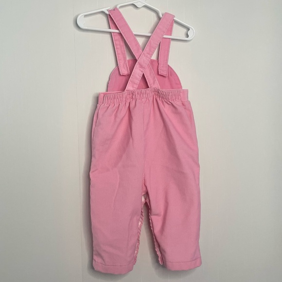 Vintage Healthtex Pink Corduroy Bunny Butterfly Romper Made in USA 18 months - Picture 7 of 14